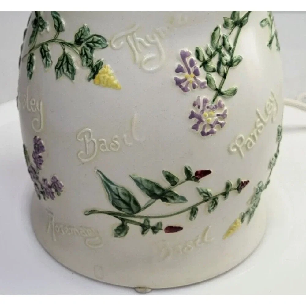 Yankee Candle Ceramic Herb Garden Electric Wax Warmer Farmhouse Cottagecore